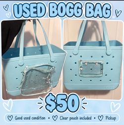 Bogg Bag Tote with Clear Pouch