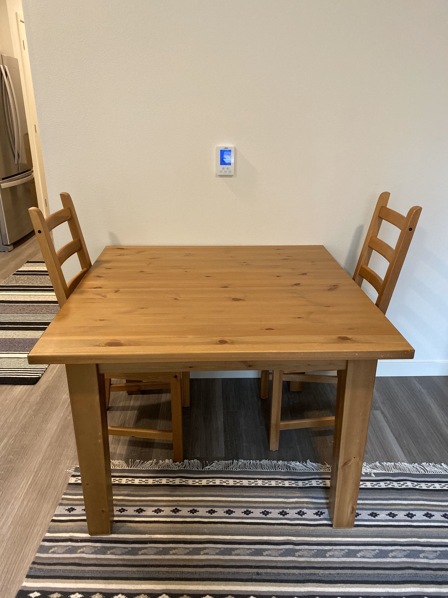 FREE! Must go today. Solid wood kitchen table and chairs