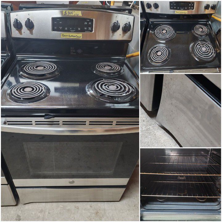 GE Stainless Steel Stove 