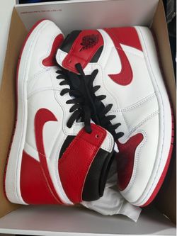 Air Jordan 1 Retro High OG - White/University Red-Black - Size 14