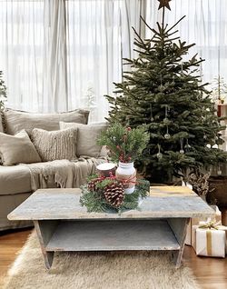 PRIMITIVE BARN WOOD BENCH