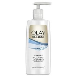 Olay Cleanse Gentle Clean Foaming Cleanser 100% Fragrance Free and Oil Free for Sensitive Skin 6.78 oz