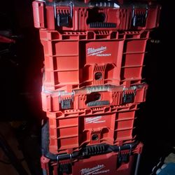 Milwalkee Packout 7 Boxes Like New