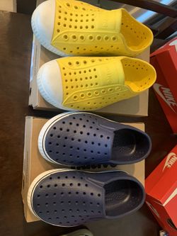 Native Toddler Shoes 9C, 7c And 8c