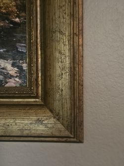 Framed canvas Oil panting