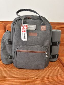 ALLCAMP OUTDOOR GEAR Picnic Backpack for 4 Persons