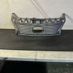 fits 2013-2015 LEXUS ES350 ES300H Front Bumper Upper Silver Grille 