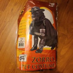 Zorro pet costume 