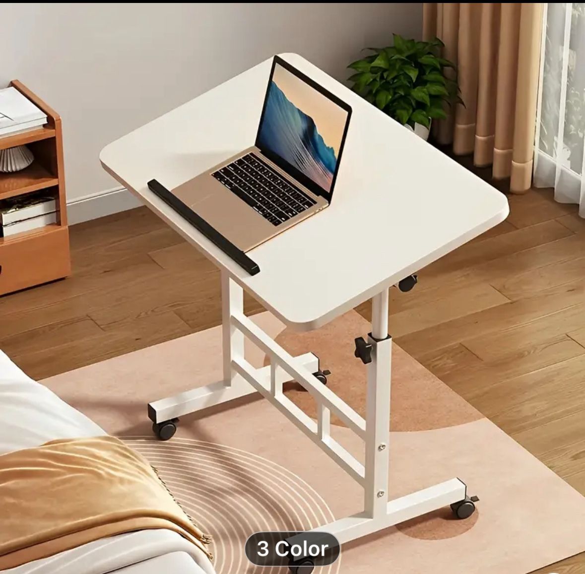 adjustable standing desk with wheels