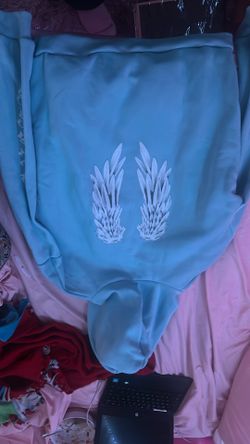 Angel blue hoodie