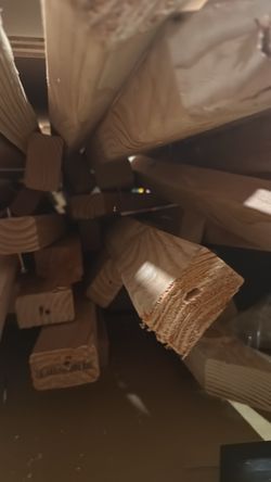 Lumber Wood Pieces Lot