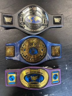 (3) WWF Vintage Championship Belts