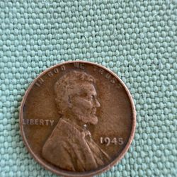 1945 L Error Double Wheat Penny