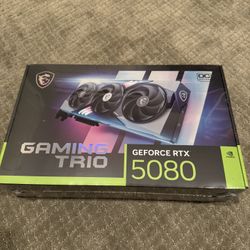 MSI NVIDIA GeForce RTX 5080 16G GAMING TRIO OC 16GB GDDR7
