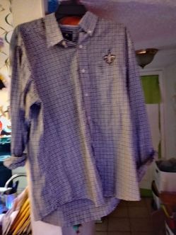 New button down saints shirt