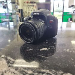 Canon Rebel EOS DSLR W/ 18-55 MM Lens