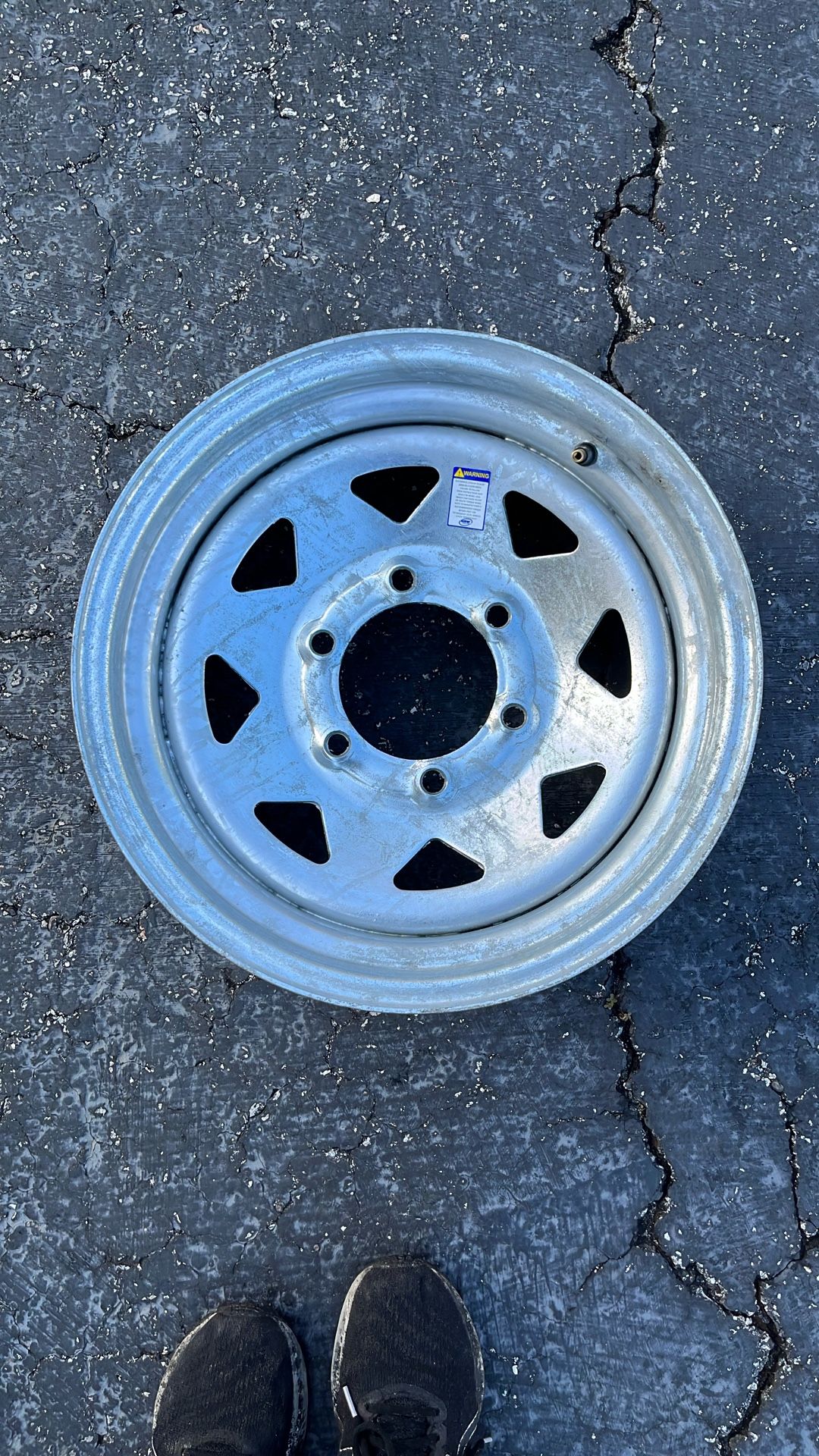 Brand New 15” Trailer Wheel Galvanized 6 Lug