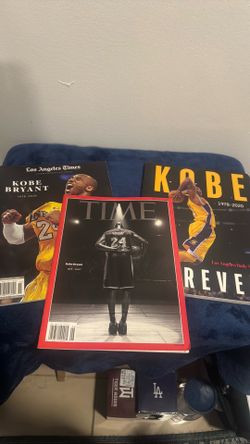LA Lakers Kobe Bryant magazines LA Times, Time, Daily News