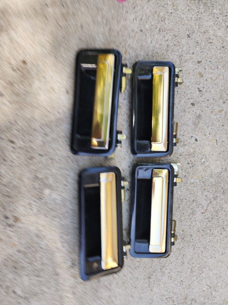Black and gold door handles fleetwood cadillac brougham