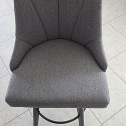 Grey Counter Swivel Chairs