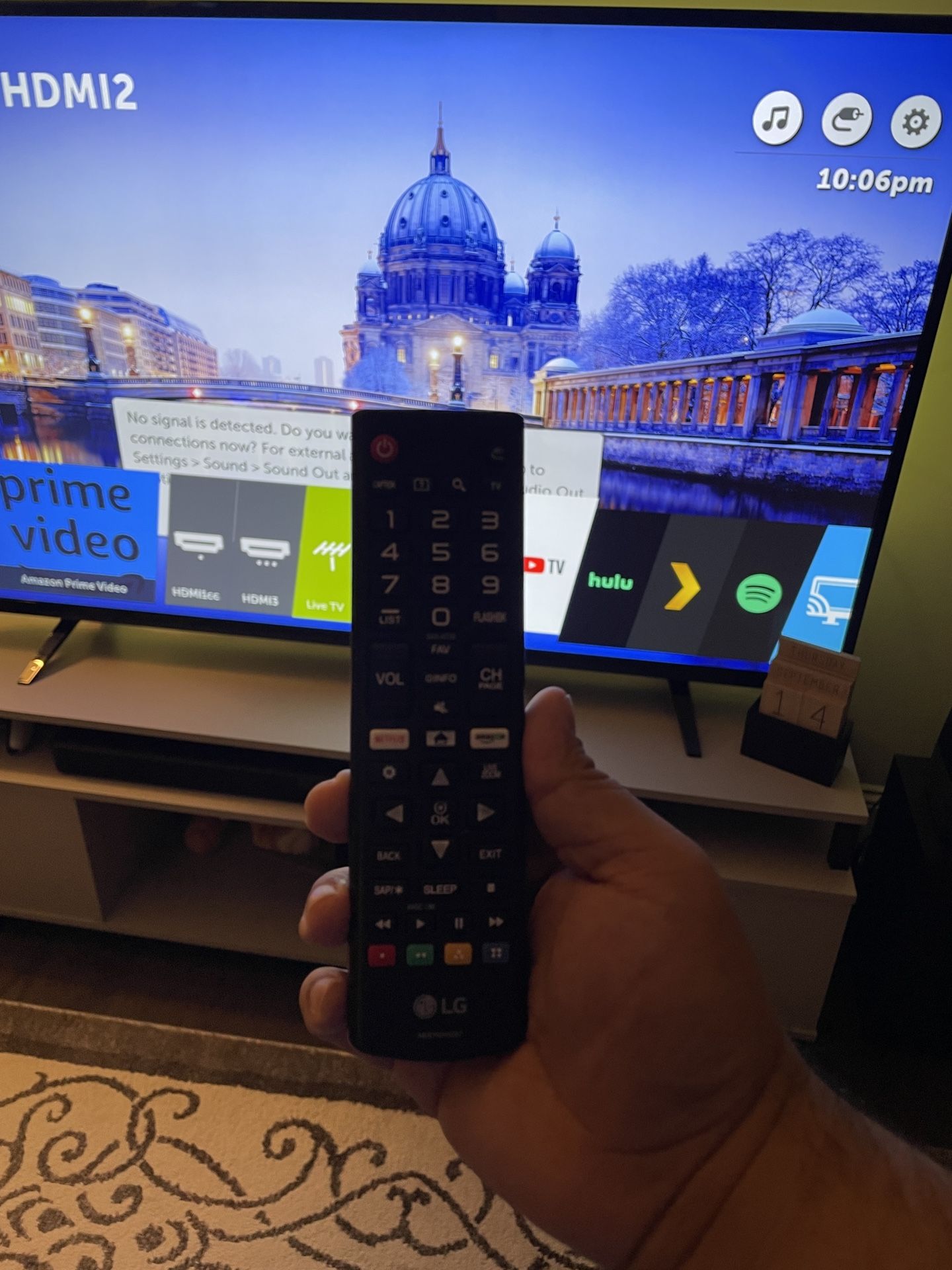 LG 65in 4K HDR Smart Tv