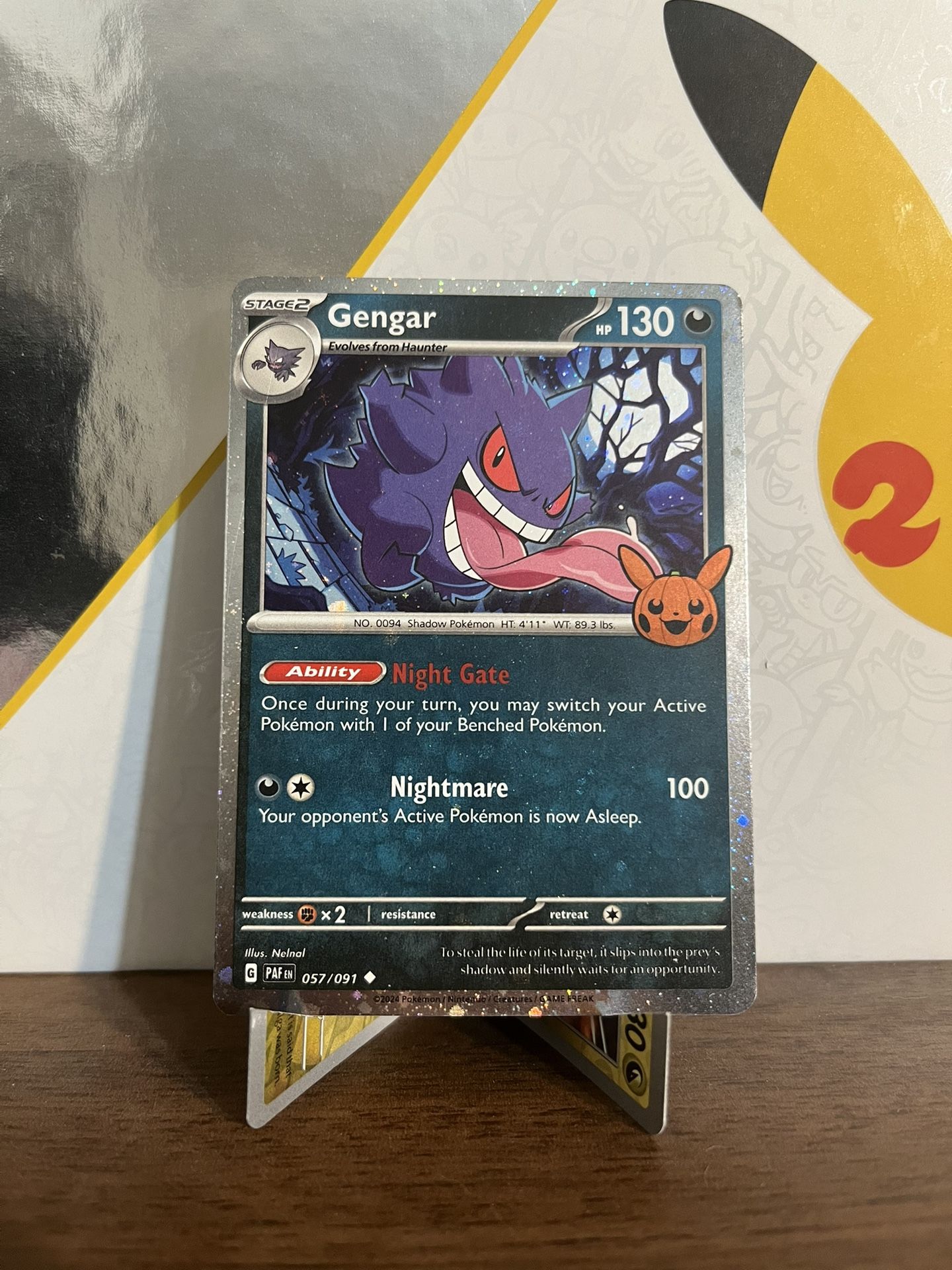 Pokemon Gengar Trick Or Trade Holofoil NM