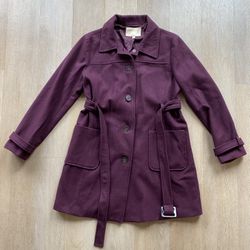 Women’s Banana Republic Pea Coat Jacket in Purple 