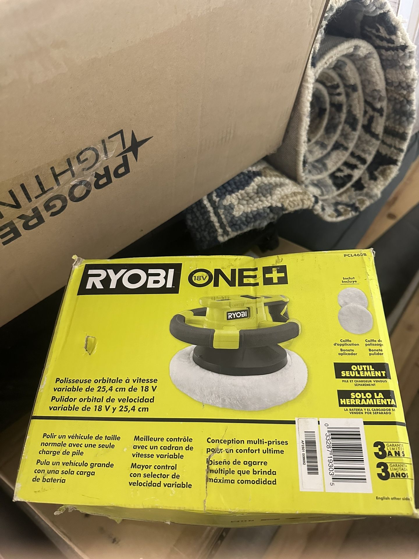 Ryobi 18V ONE+ 10 in. Variable Speed Random Orbit Buffer