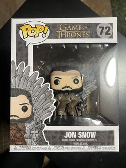 Game Of Thrones Jon Snow Sitting On Iron Throne Funko Pop 