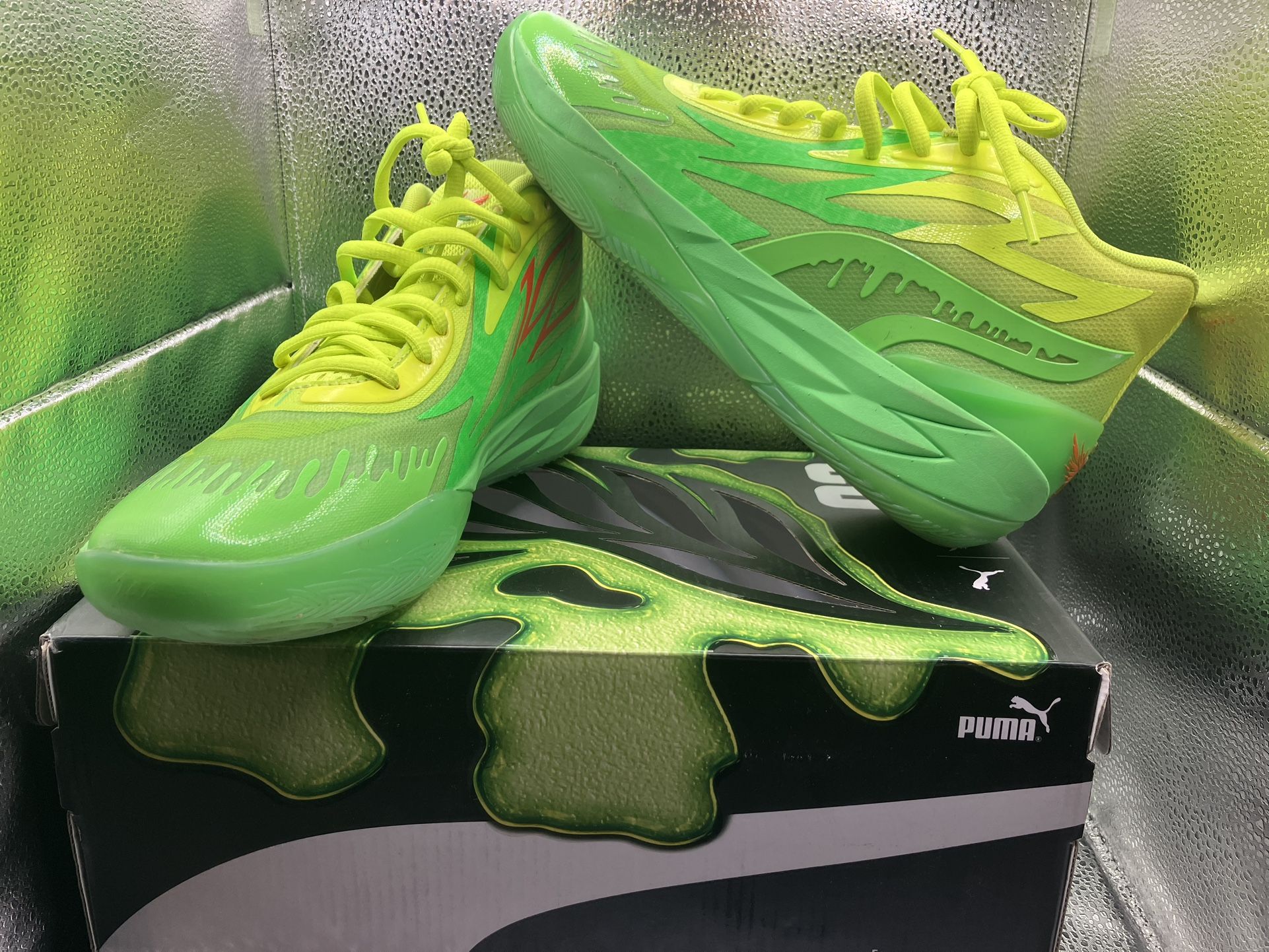 Puma Lamelo Ball x Nickelodeon Slime Shoes