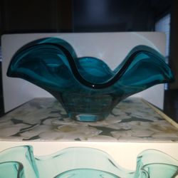 Lenox Organics collection Turquoise Low bowl