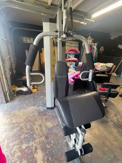 home weight gym and exercise bike