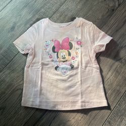 Baby Minnie Mouse Shirt (Size 12-18 M)