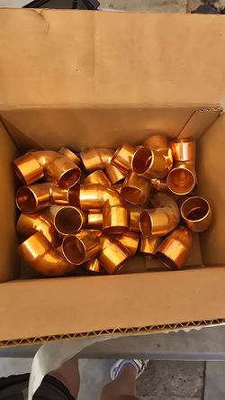 20 Pack NIBCO 607 1-1/4 X 1 3/8 OD  WROT COPPER 90° ELBOW  (contact info removed)