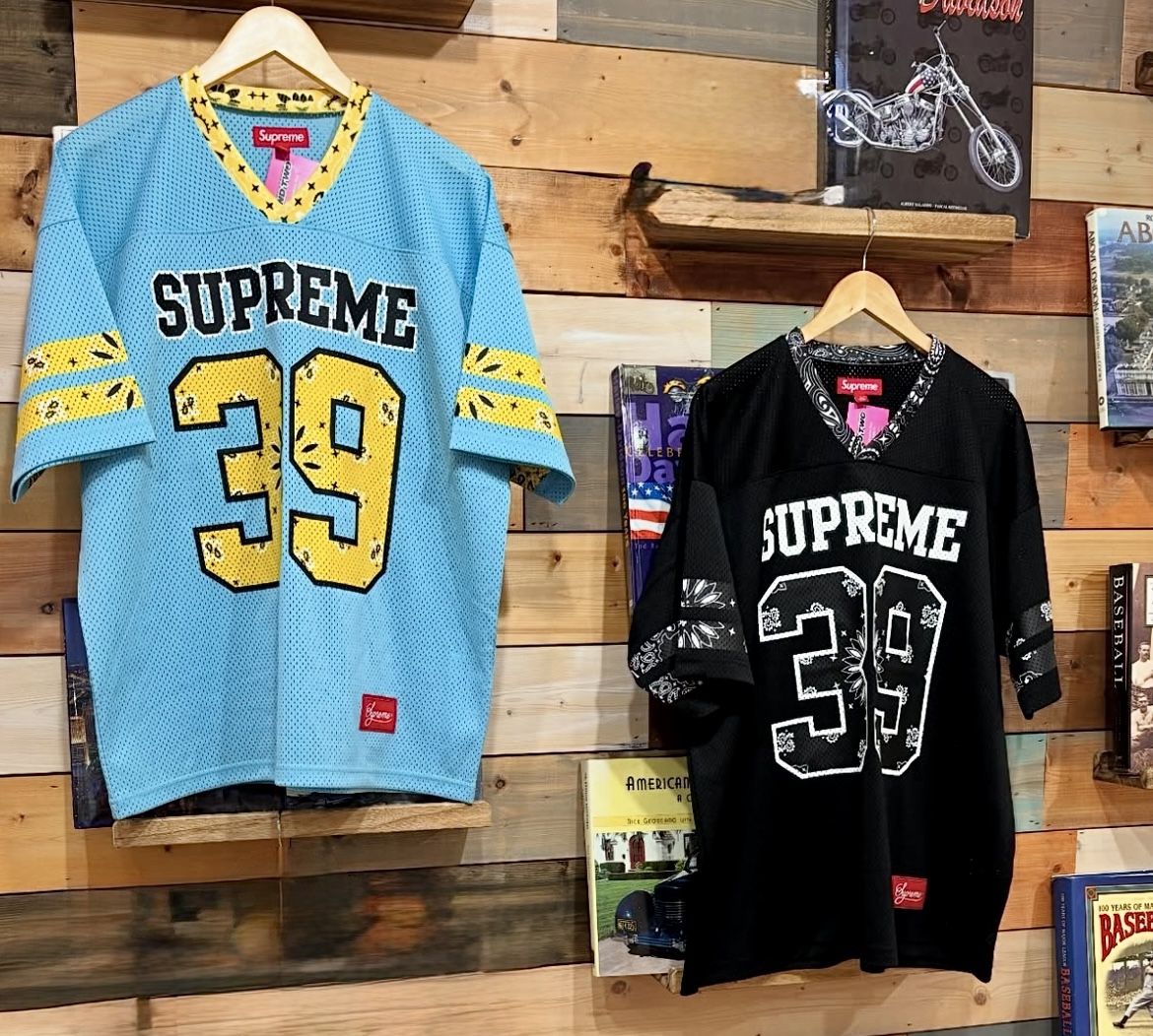 Supreme Bandana Football Jersey blue L