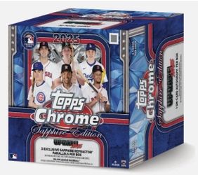 2025 Topps Chrome Update Sapphire MLB Baseball Hobby Box Factory Sealed