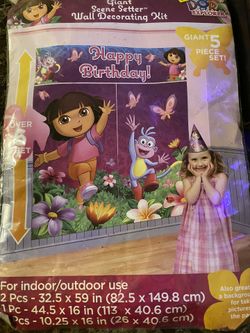 Dora decoración para fiesta infantil