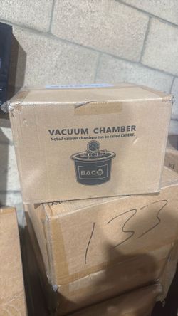 BACOENG 1 1/2 Gallon 3.6 CFM Tempered Glass Lid Vacuum Chamber with Pump, Stainless Steel Degassing Chamber Kit for Resin, Silicone, Epoxies, Stabiliz