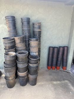 5 gallon and 1 gallon nursery planters