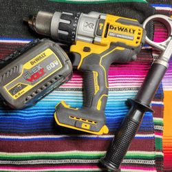 Dewalt XR 1/2" Hammer Drill DCD998 & FlexVolt 6ah battery...$195 PRECIO FIJO-FIRM PRICE COMO NUEVO