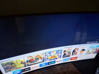 70 Inch Samsung Smart Curved Tv W Remote,  Can Deliver For Xtra $10