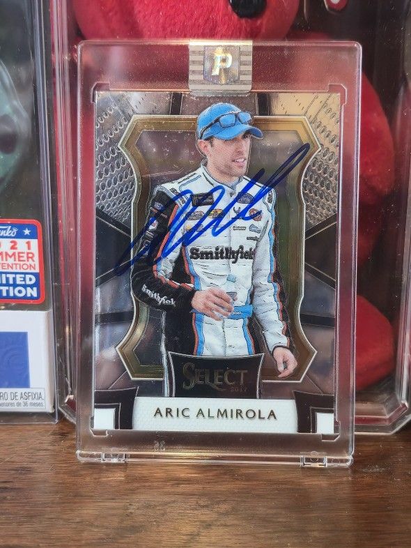 2017 Aric Almirola Panini Select #35 Signed Autograph (COA)