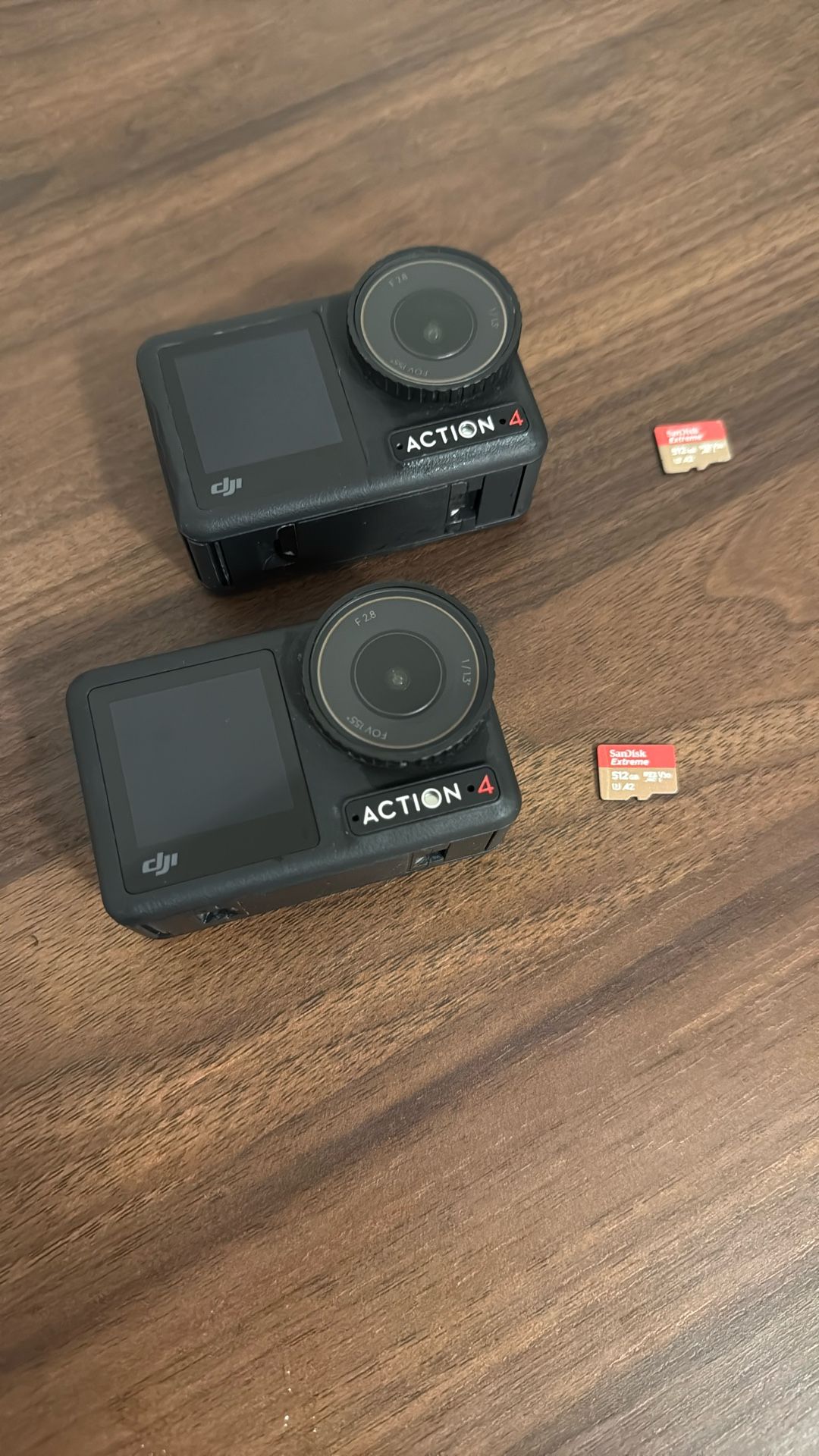 DJI Action 4 with accessories