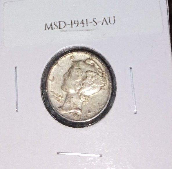 1941-  S. Liberty Dime 