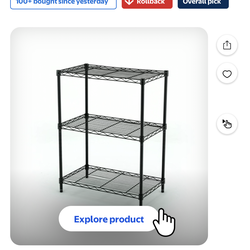 3 Tier Utility Shelf