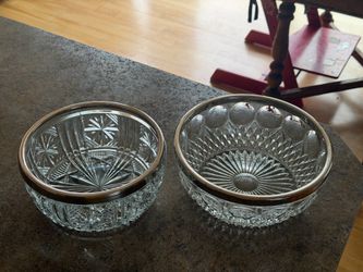 Vintage glass bowls (50$ pair)