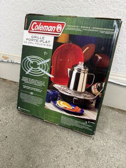 Vintage Coleman Fold N Go Stove Grate Ring Grill Accessory - Brand New