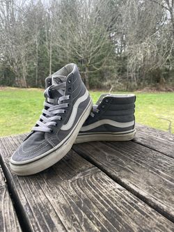 Grey high top Vans - women’s size 6.5