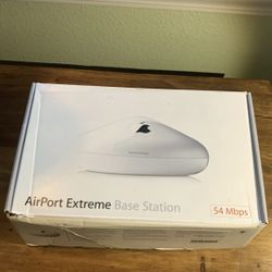 Apple AirPort Extreme Base Station 54 Mbps 10/100 Wireless G Router (A1034)