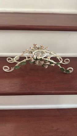 Cintage ivory candle holder